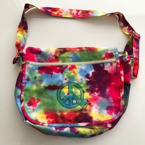 Undeebandz Tie-dye messenger style bag